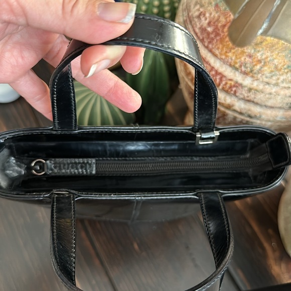 Gucci Hand Bag Patent Leather Tom Ford Era - Picture 5 of 11